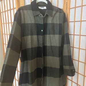 BB Dakota Black and Gray Striped Jacket